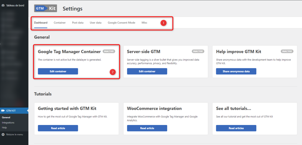 Extension Chrome pour GTM