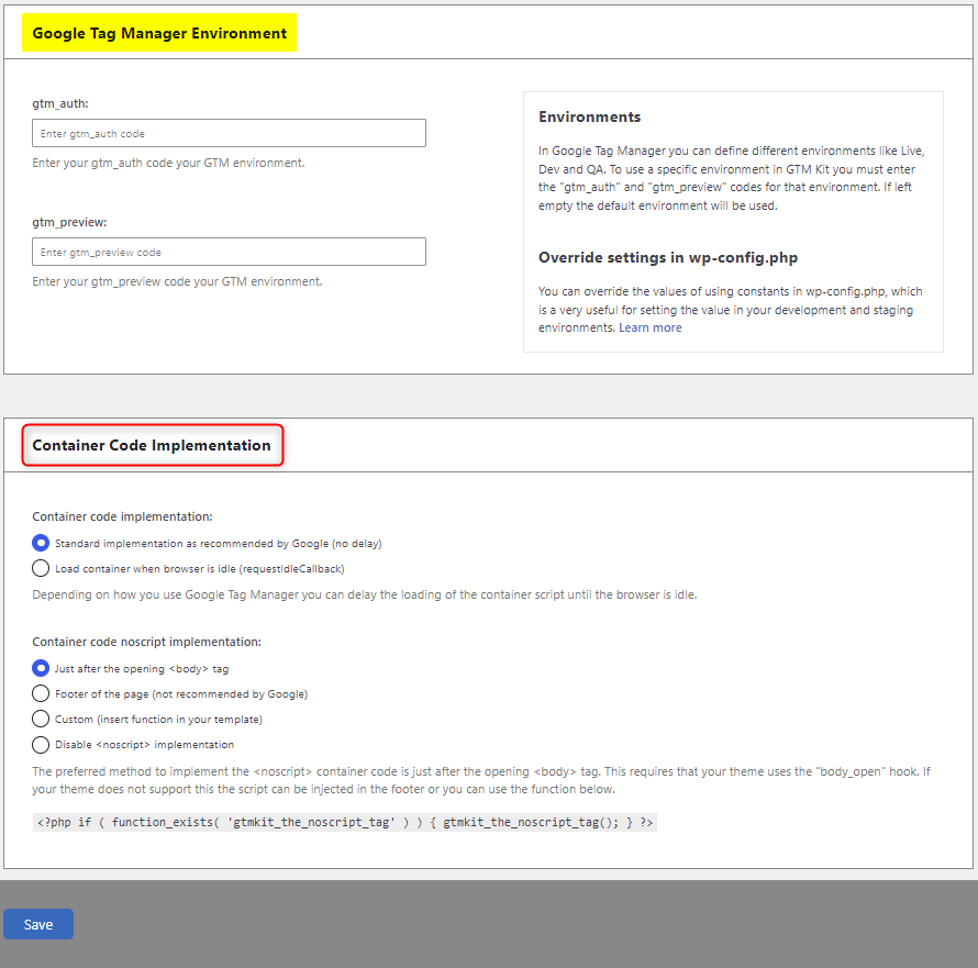 Extension Chrome pour GTM